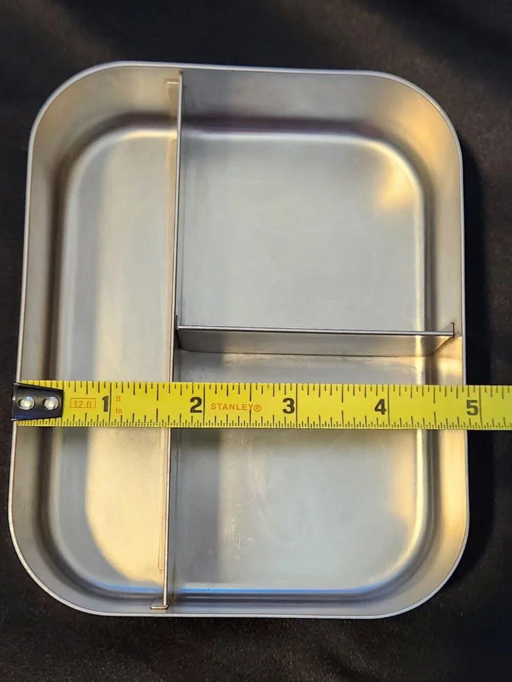 Lunchbots Small Trio Stainless Steel Bento Compartment Food Storage Box